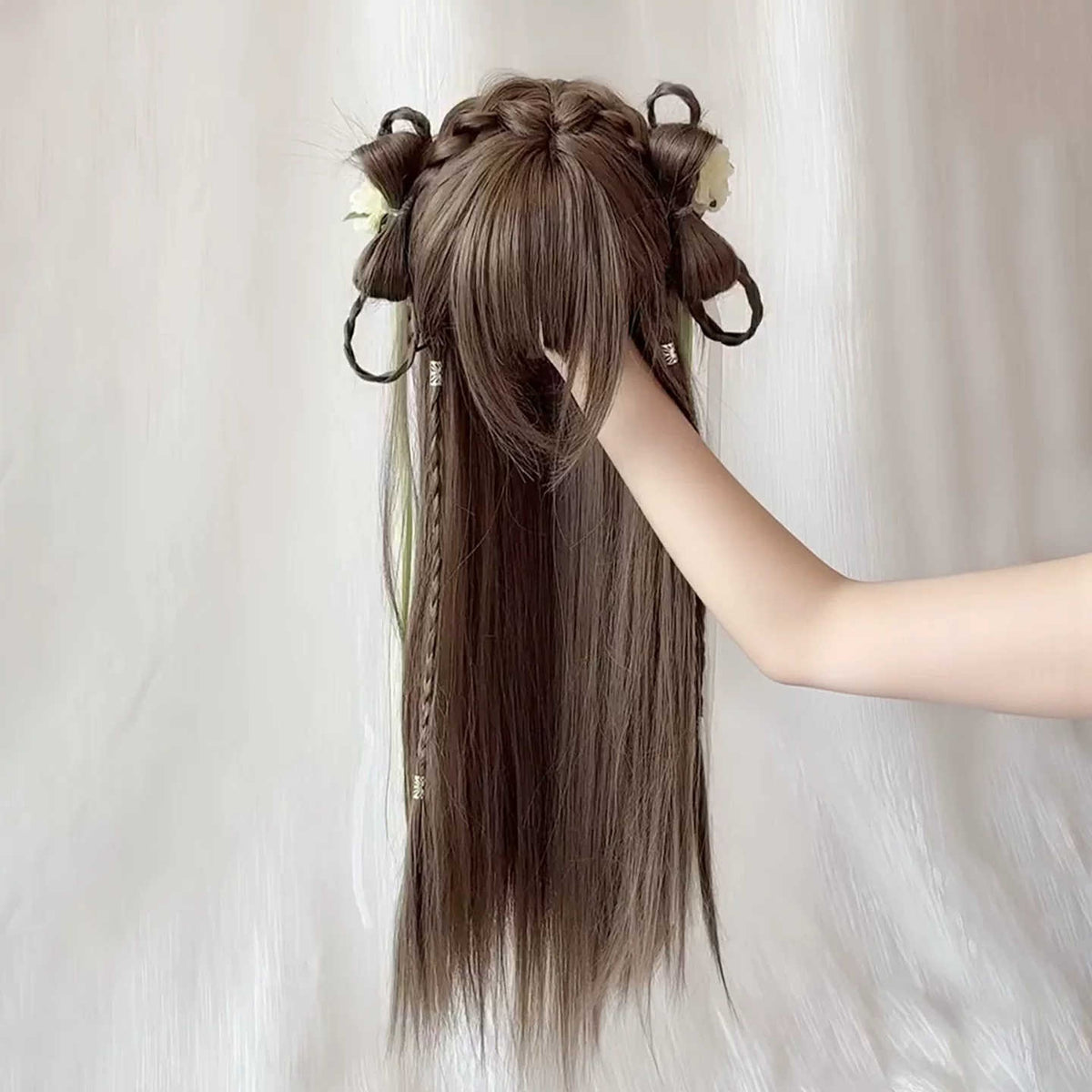 Cheveux droits des femmes de sorcières anciennes