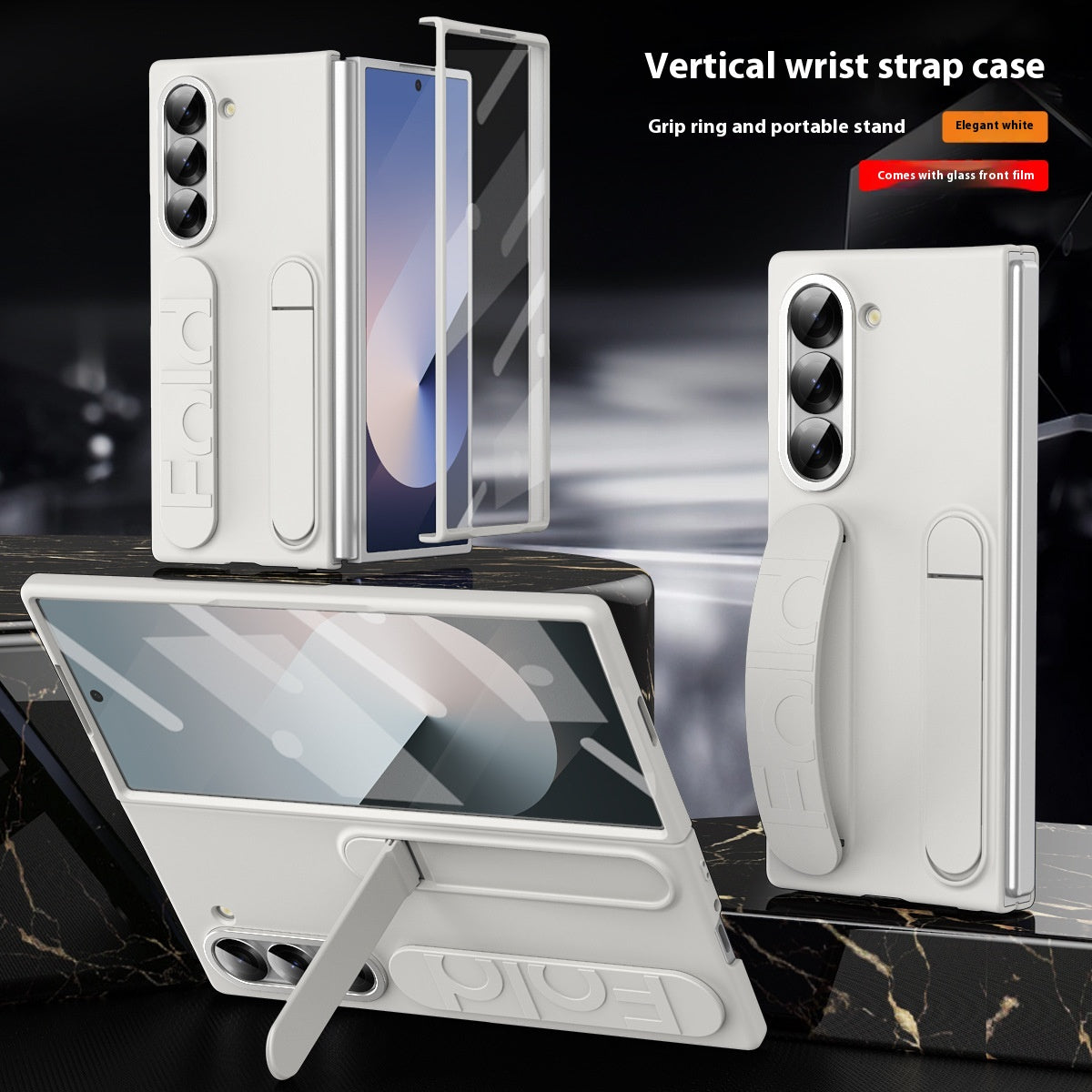 Manches de protection du boîtier de téléphone à bretelles verticales