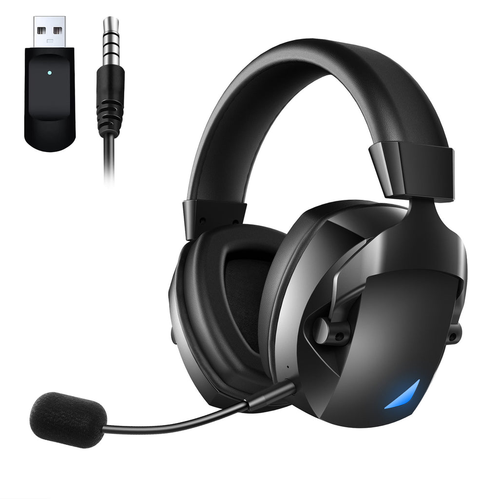 Casque Bluetooth over-Ear avec micro sans fil 2.4G double mode