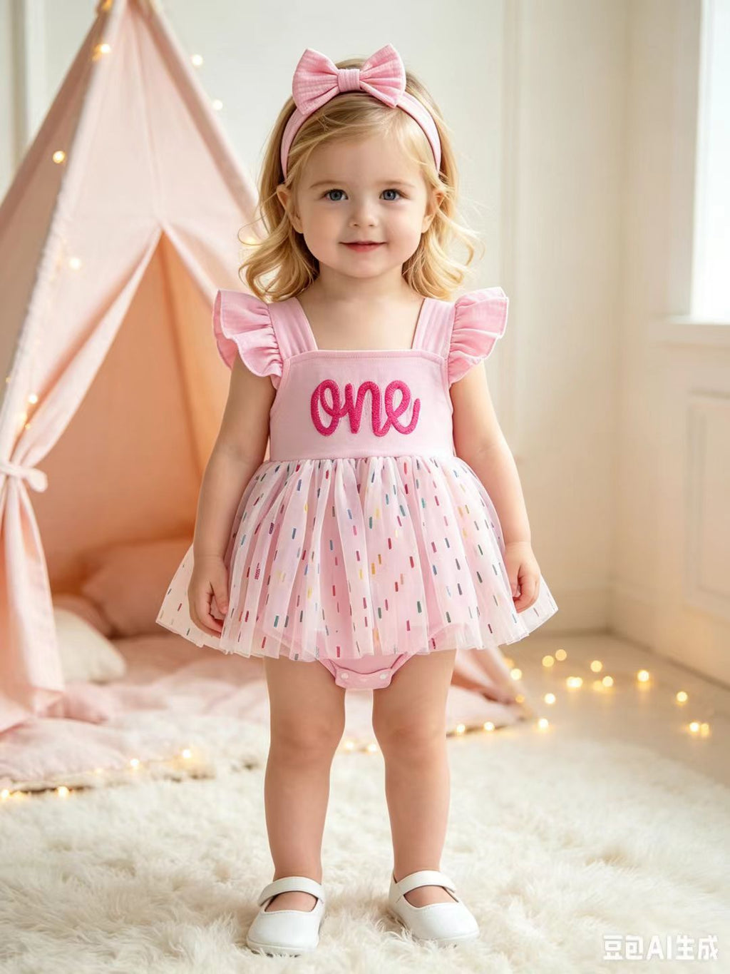 Robe de princesse onésie à double face