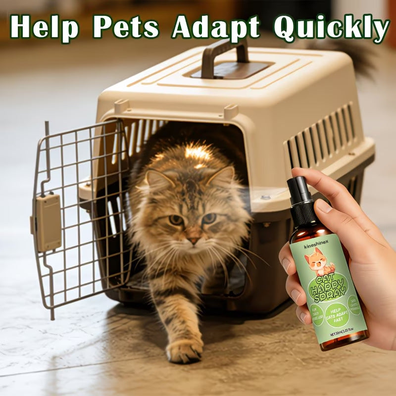 Le spray apaisant animal aide les animaux à s'adapter rapidement aux environnements bruyants