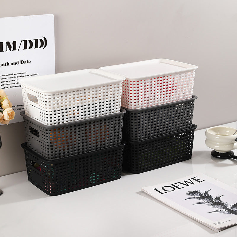 Panier de rangement en plastique creux