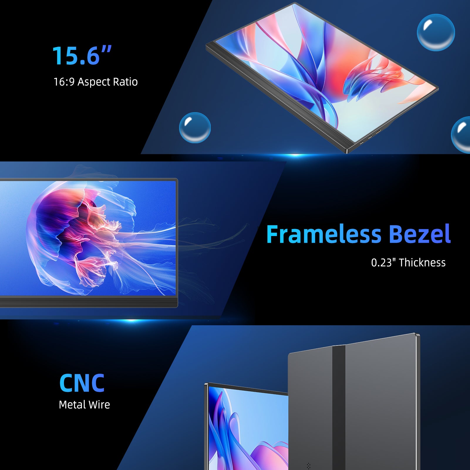 Moniteur portable UHD 4K QLED UPERFECT
