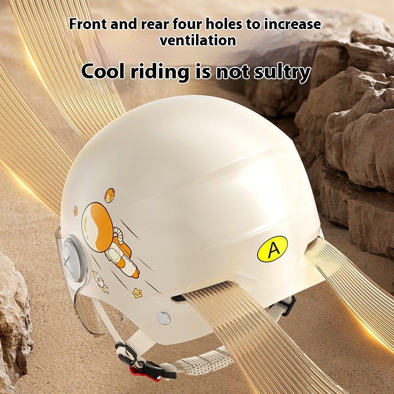 Casque de sécurité de moto électrique pour hommes et femmes