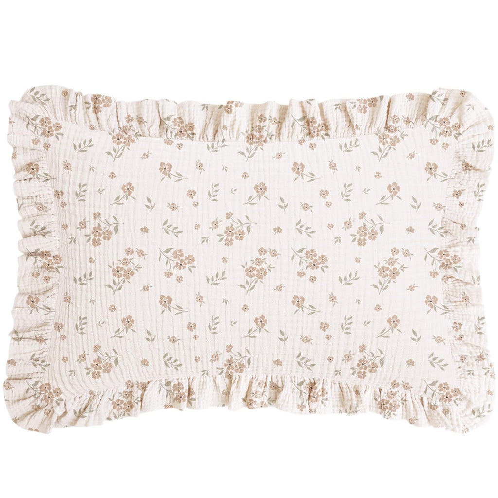 Coussin en coton respirant Gauze Ruffle pour enfants