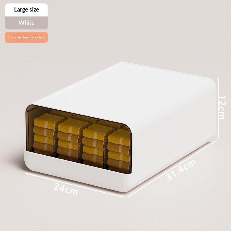 Boîte de rangement pour sous-vêtements ménagers de style tiroir