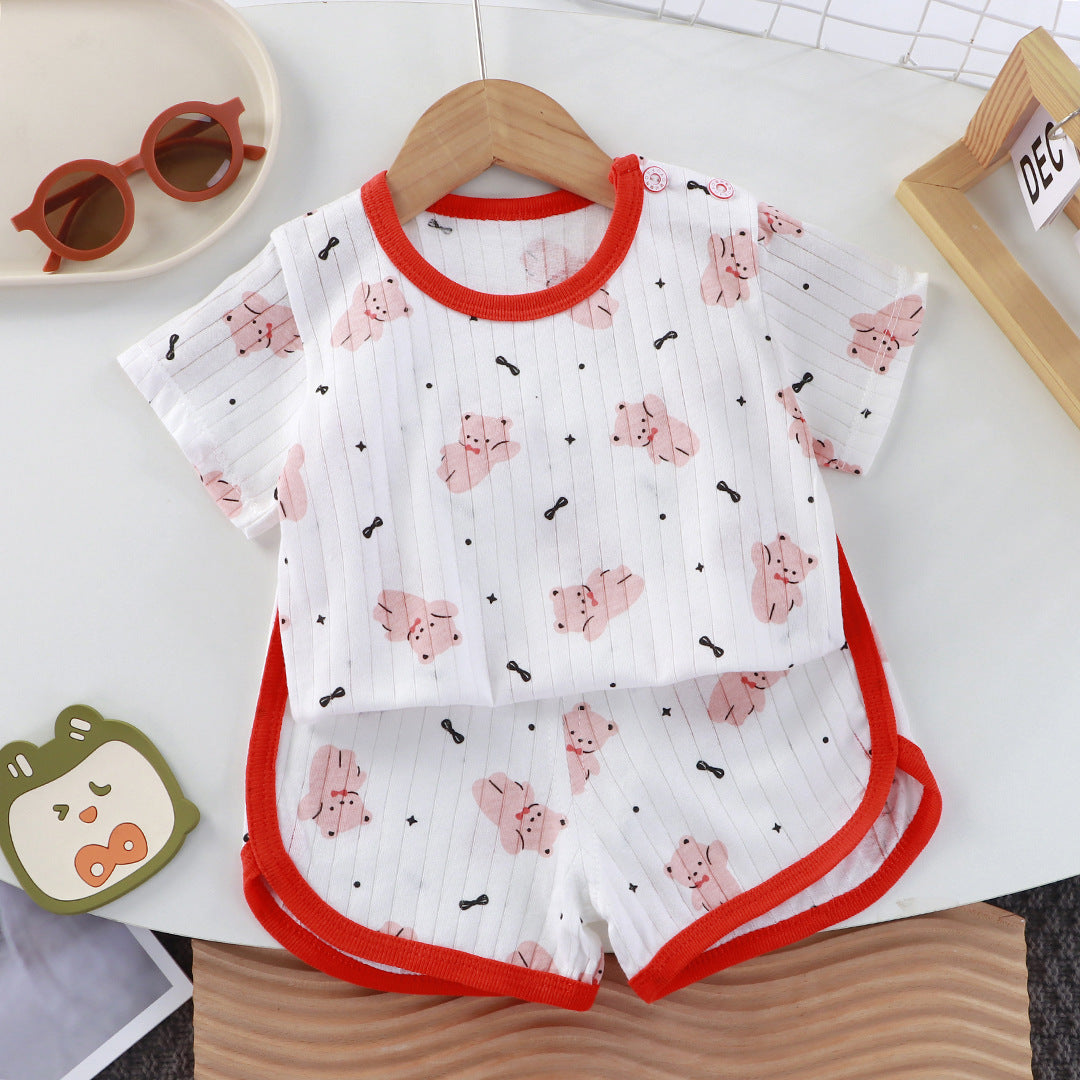 Ensemble T-shirt d'été bébé T-shirt à deux pièces pour enfants
