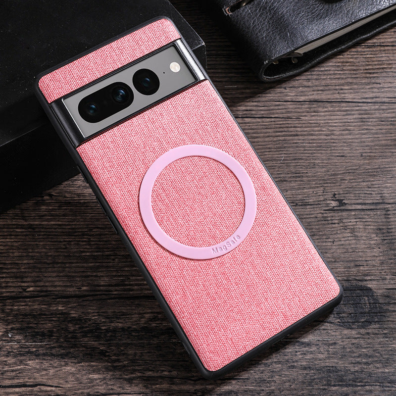 Applicable à l'étui Google Leather Phone Case PIXEL Série Protection tout compris C