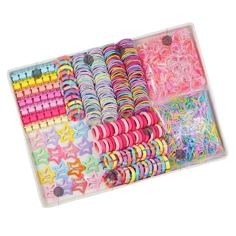 Enfants épingle à cheveux Coiffure Suit Princess Rubber Band Accessoires de cheveux Suit