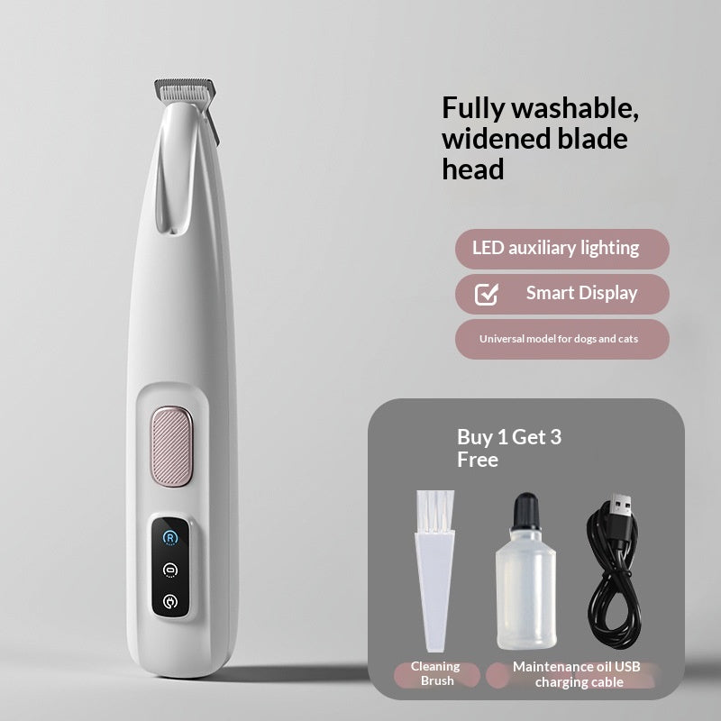 Chat d'animal de compagnie Silent Trimming Pedicure Shaver