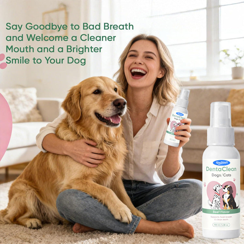 Dual-Use Herbal Oral Spray for Pets