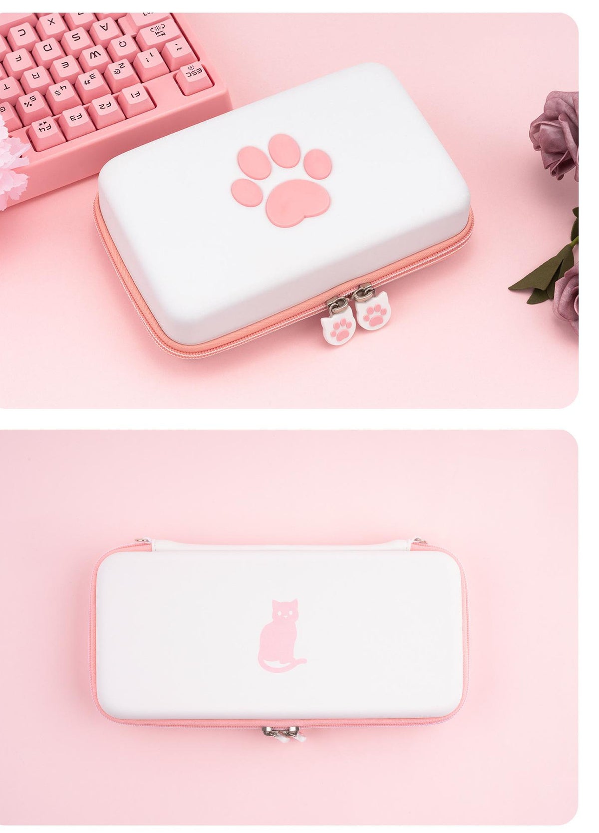 Sac de rangement Cat Paw Portable Protection Sac carré Accessoires