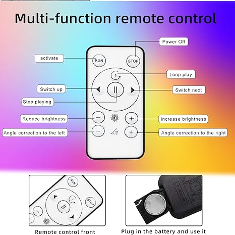 Wiilala ventilateur hologramme 3D cercle App hologramme affichage publicitaire 224 lumières 16.5 WiFi Ho