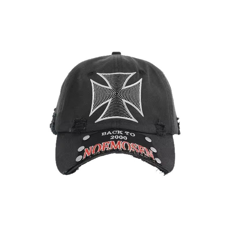 Casquette de baseball avec fermeture lavée