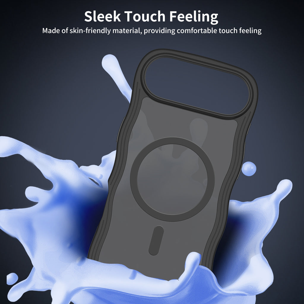 Courroies d'onde Skin Feeling Deux-en-un boîtier de téléphone à aspiration magnétique