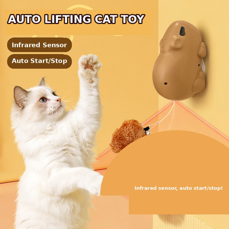 Cat Interactive Toys Sensor-Activated Automatic Interactive Capybara Exercice de chat intelligent