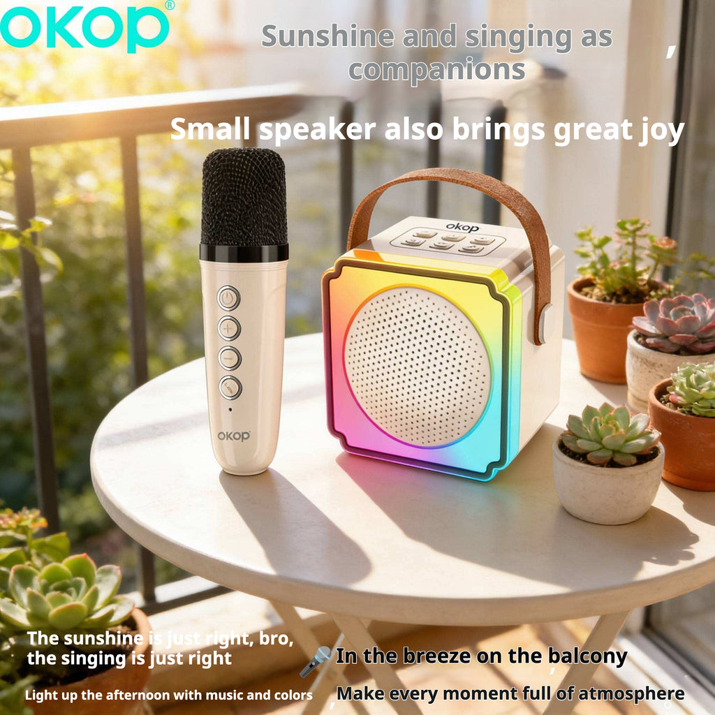 Haut-parleur Bluetooth portable KP-K02 le mieux vendu avec micro-phone Karaoke sans fil