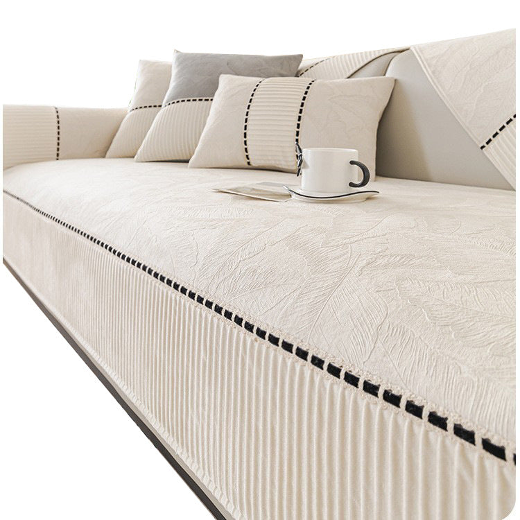 Crème de luxe légère Coussin Sofa quatre-saison universelle