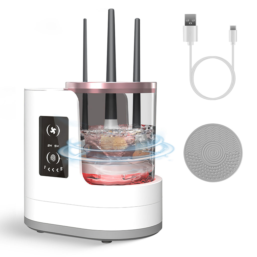 4 En 1 Nettoyeur de brosse électrique USB Powered Automatic Brush Blender Machine avec le temps