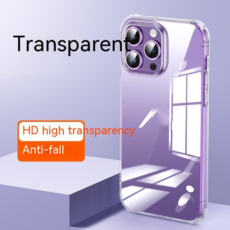Cas transparent de protection contre les chutes de téléphone portable Shell