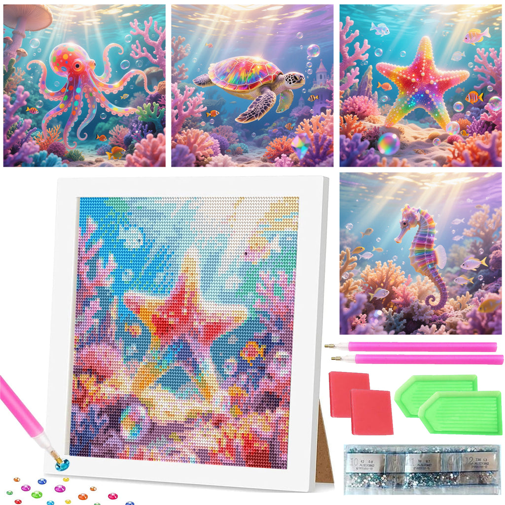4 Packs Strass Art Painting Kit
