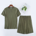 Ensemble de T-shirt Modal homme Short manches courtes