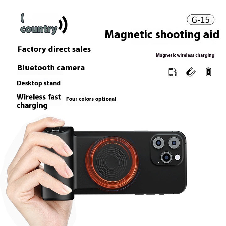 Support de téléphone en streaming sans fil pour recharger la photographie