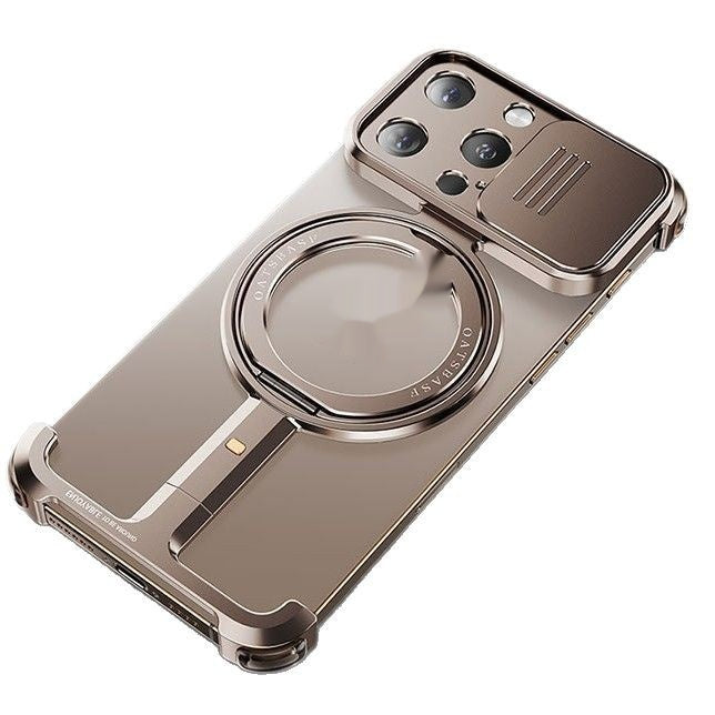 Boîtier de téléphone rotatif à 360 degrés sans lunette magnétique