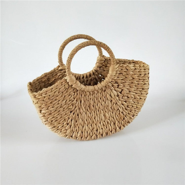 Sac de voyage semi-circulaire en papier vintage personnalisé avec grande capacité