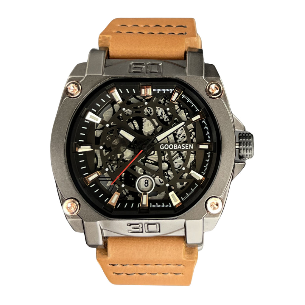 Multi-couche Craft Design Montre homme imperméable Lumineux