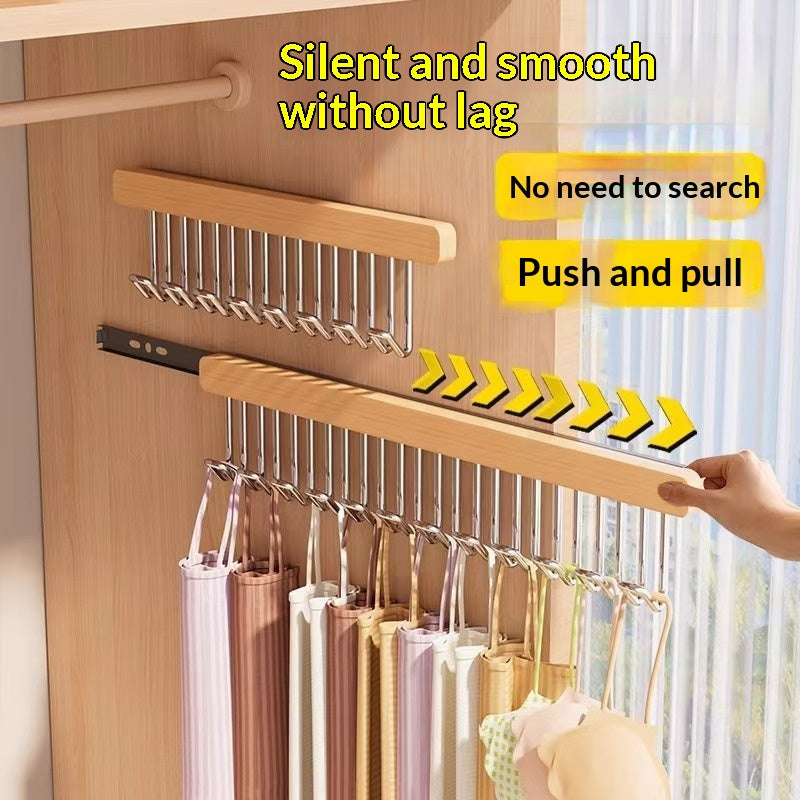 Porte-manteaux en bois massif extensible sans punch avec 8 ou 12 crochetsvotre solution de rangement pour économiser de l'espace
