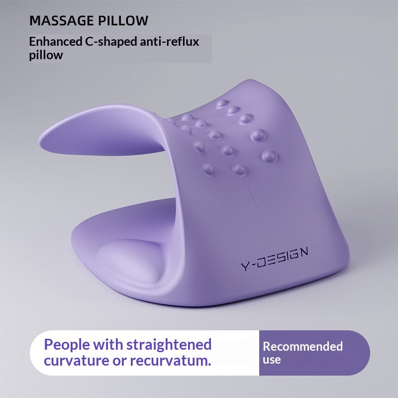 Oreiller de massage de traction cervical Shiatsu à base de gravité