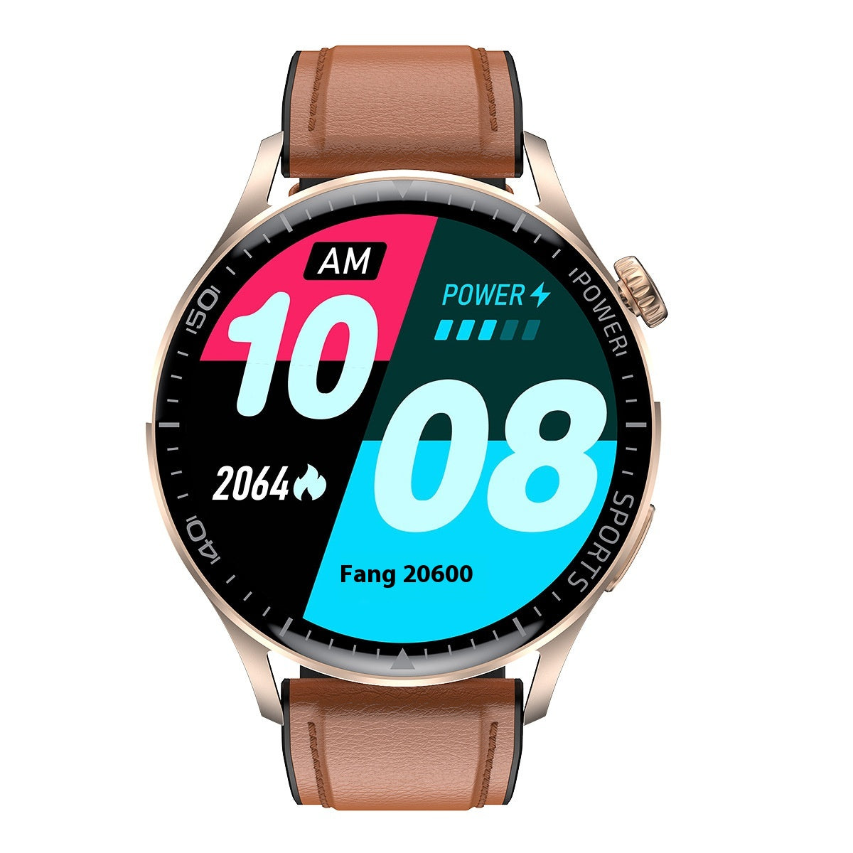 Smart Watch HD Grand écran Dynamic Heart Rate Blood Oxygen Monitoring Bluetooth