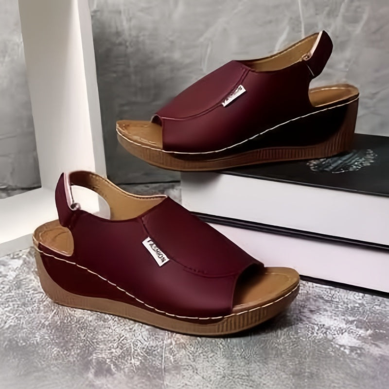 Sandales polyvalentes à semelle épaisse pour femmes et poids léger