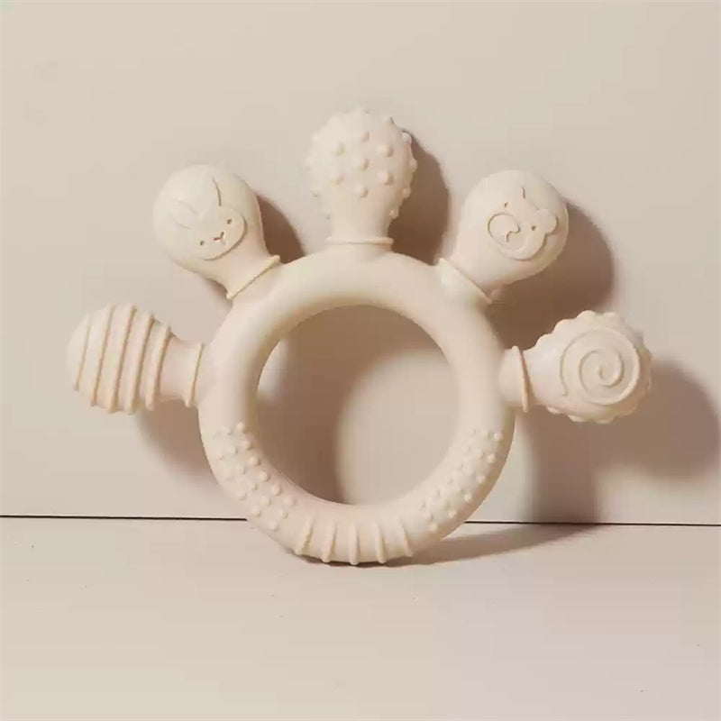 Enceinte de maintien de main en silicone comestible