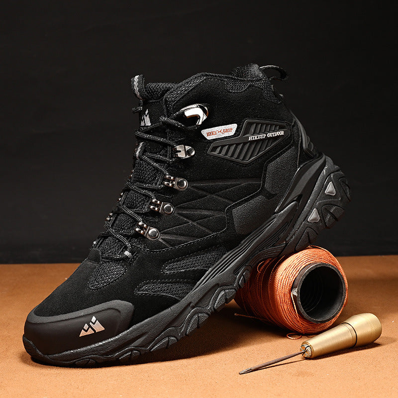 Sports de loisirs de plein air High-top Waterproof Chaussures de randonnée antidérapantes pour hommes