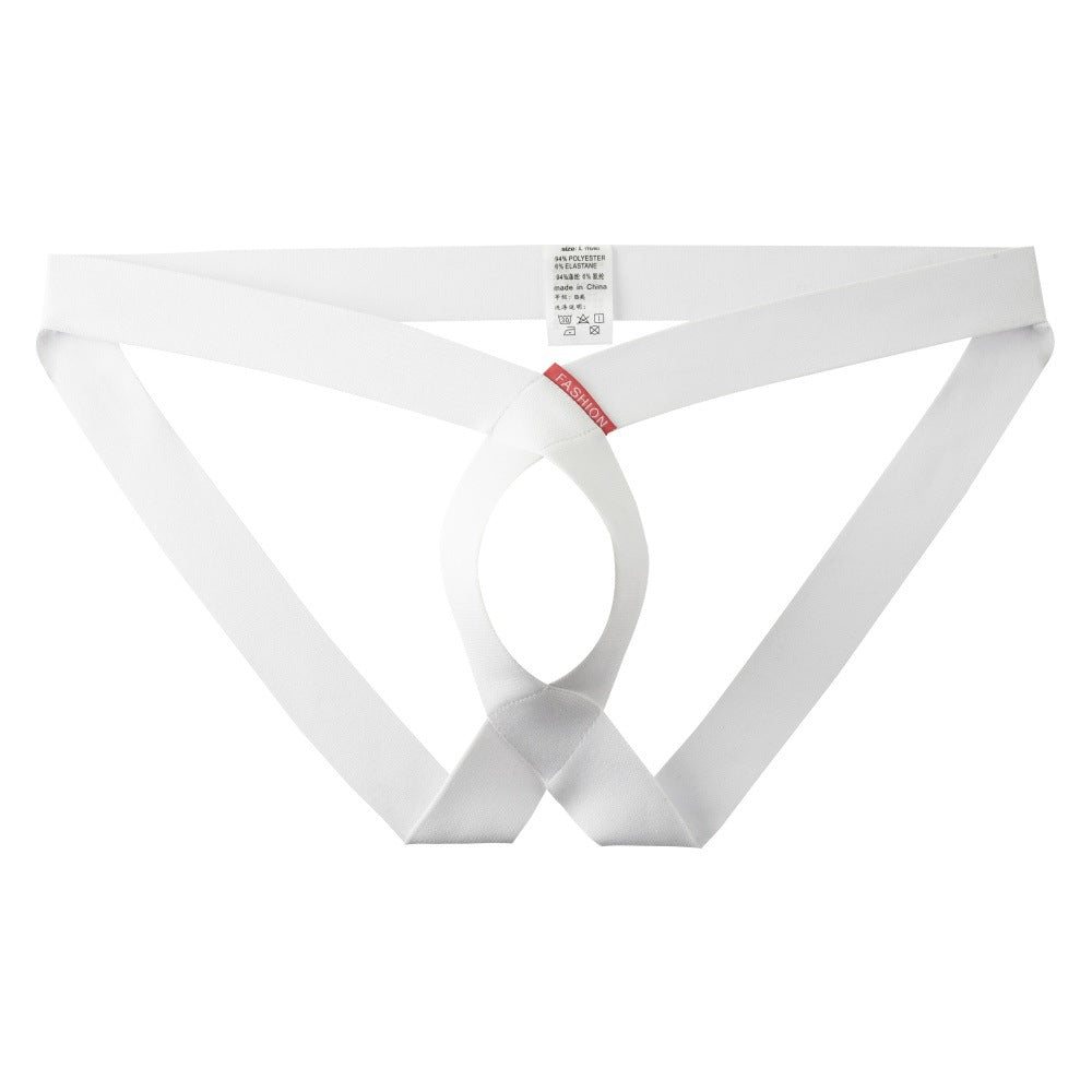 Hommes Sexy Hollowed-out slips personnalisés Stylish T-back Thongs élégants pour un bold moderne