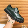 Business Formel Britishstyle Glossy Height augmentation chaussures en cuir