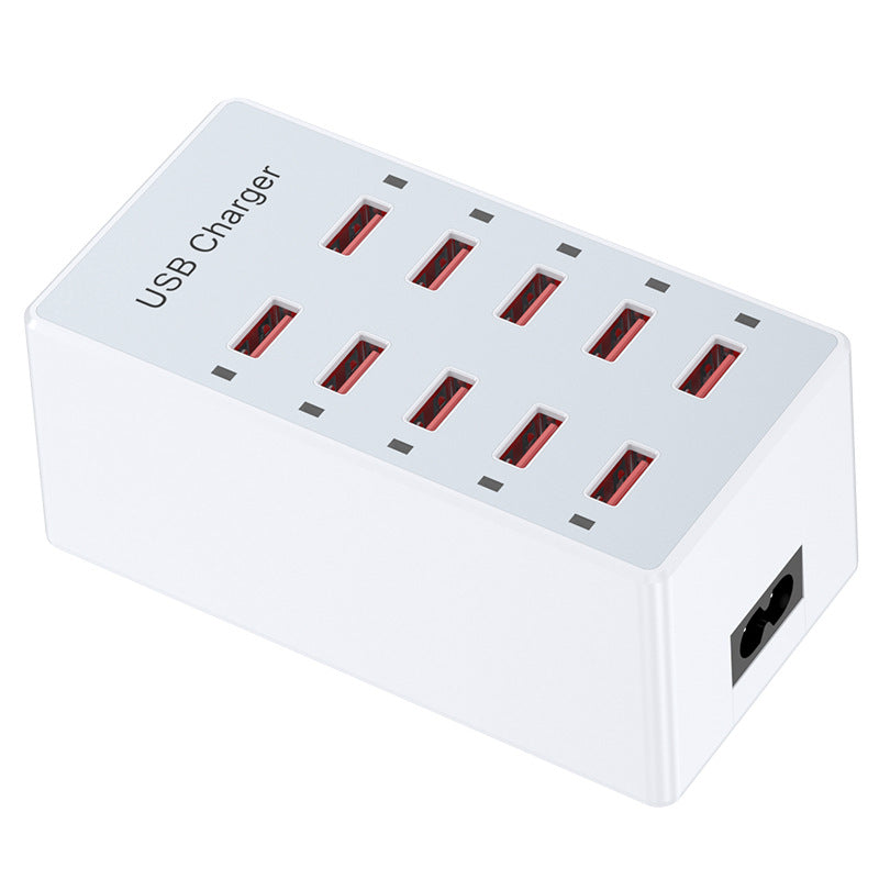 Chargeur multi-USB de 10 ports 60W