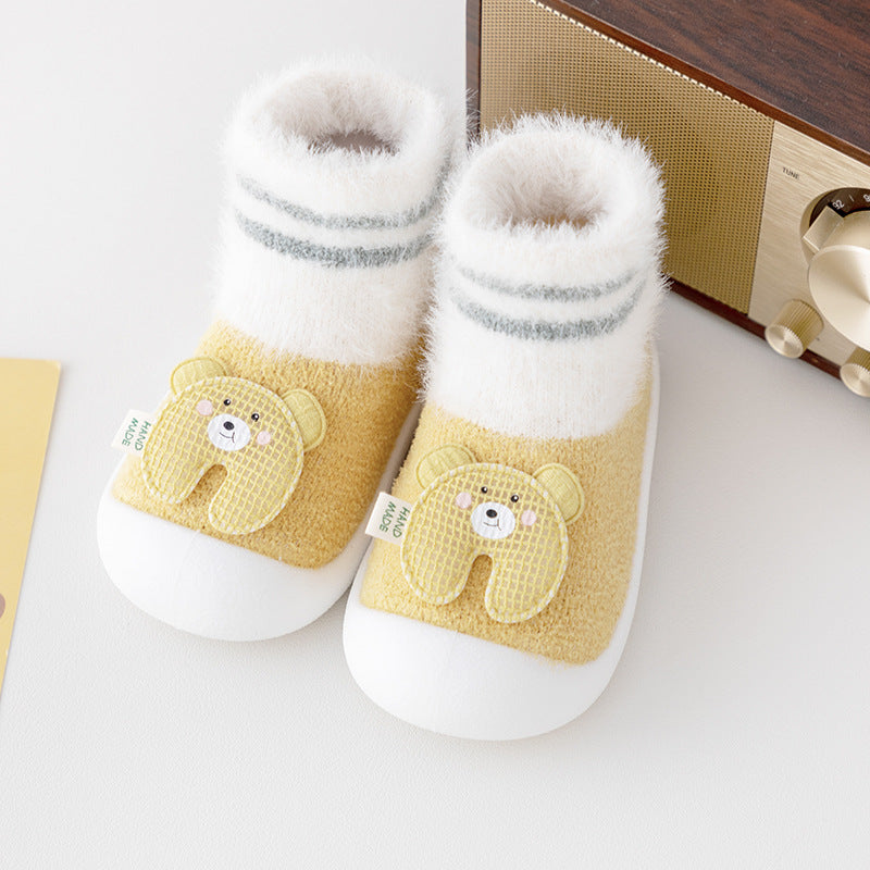 Chaussures pour tout-petit Chaussettes de chambre épaississant Soft Sole