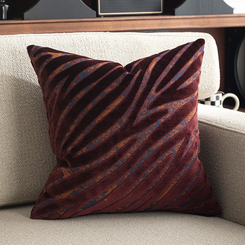 Coussin de canapé géométrique de luxe abordable Jetez l'oreiller et la couverture de dossier