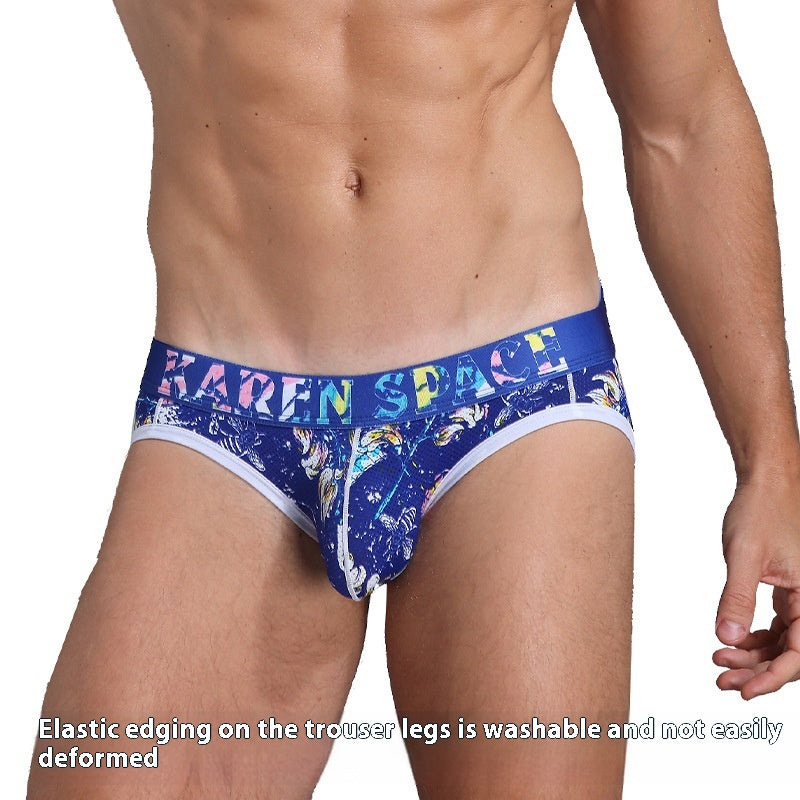 String homme Mesh Ice Silk imprimé respirant