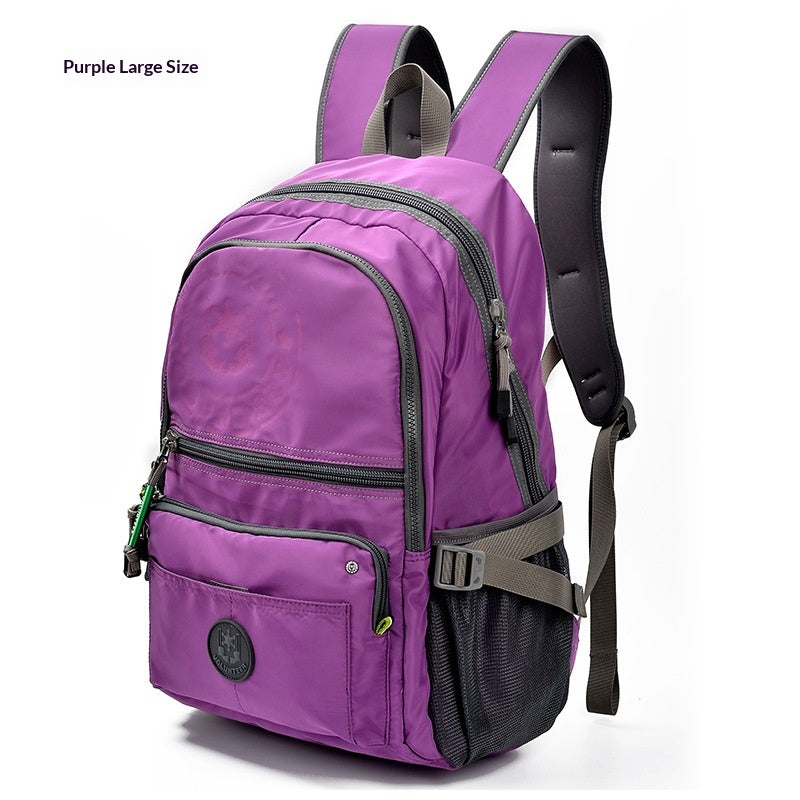 Toile imperméable Sac à dos de voyage grande capacité pour les hommes