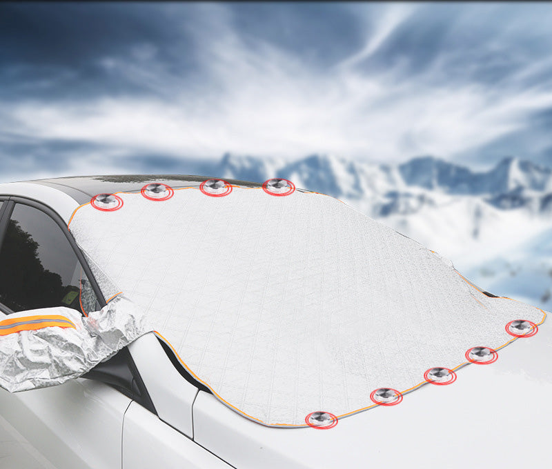 Pare-brise avant Couverture demi-couverture Vêtements de voiture Bouclier de neige