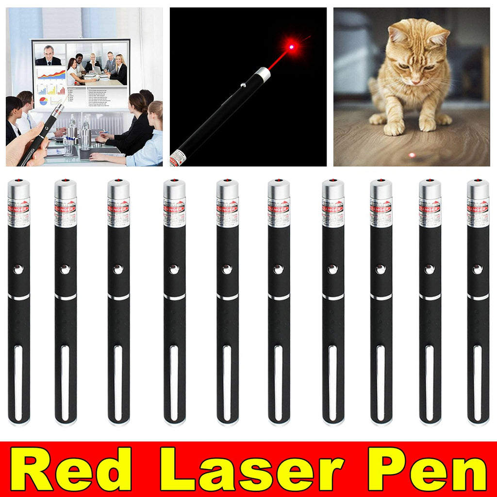 650nm rouge pointeur laser stylo lumière visible faisceau unique AAA Lazer Torch 10PCS 9900 Miles Min