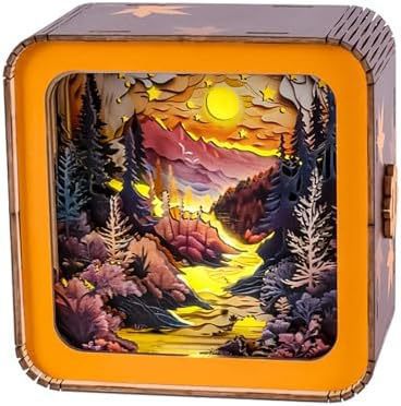 Puzzle en bois Ambiance créative Petite lampe de nuit