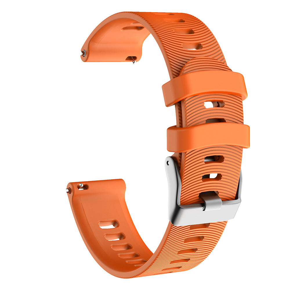 Modèle universel d'eau Pattern horizontal bicolore Bracelet de boucle en silicone