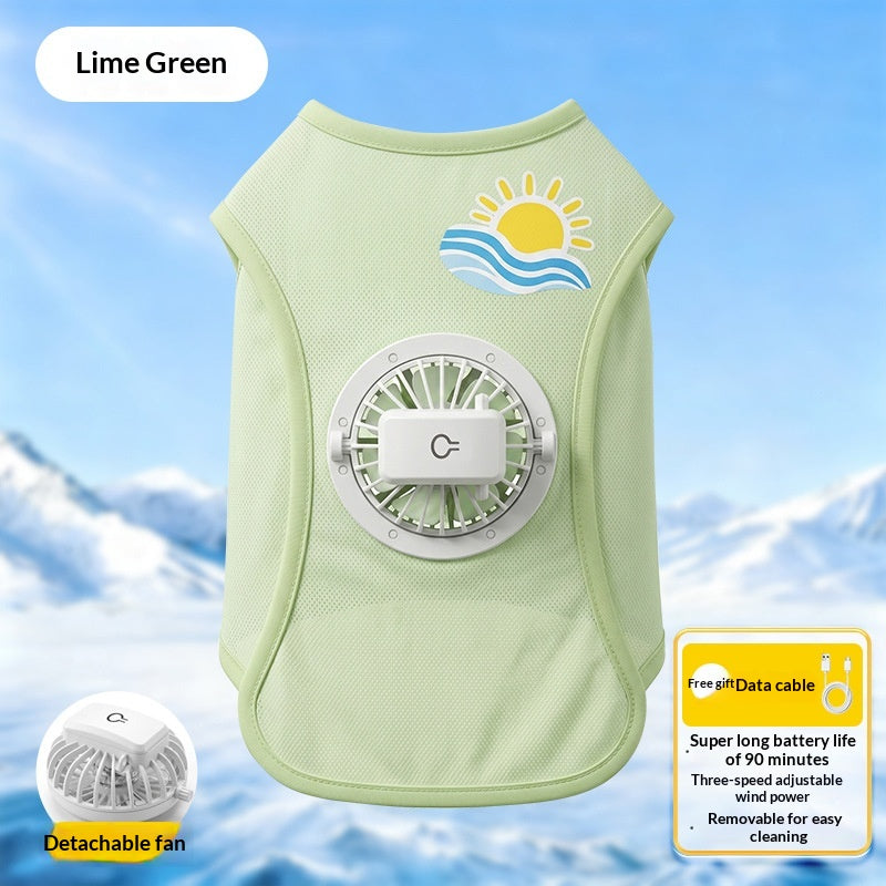 Summer Sun-protection Vest mince et respirant pour les chiens et les animaux de petite à moyenne taille