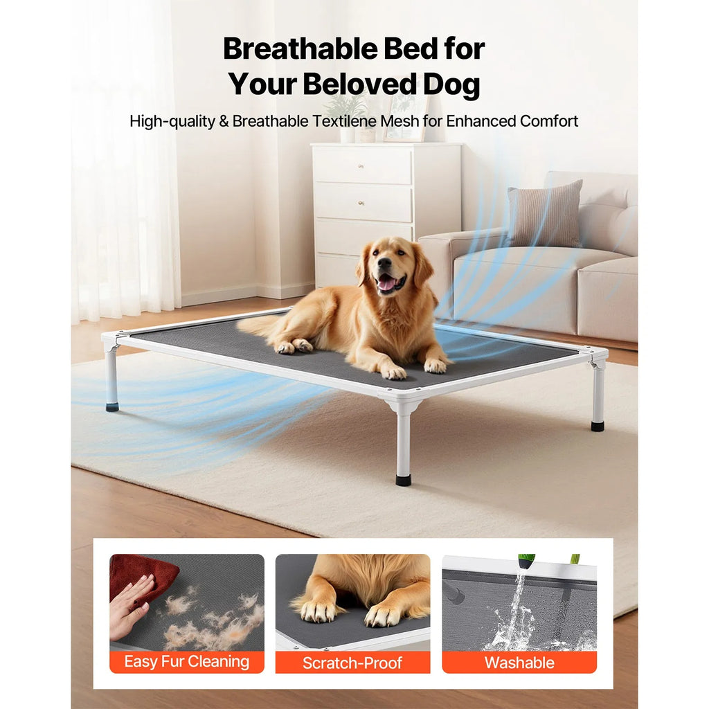 Lit de chien élevé pour grands chiens XL