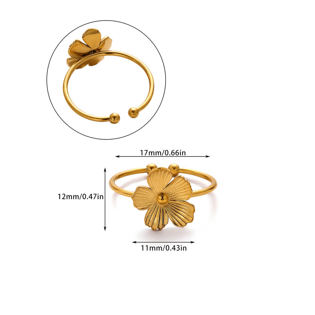 Tiny Cute Acier inoxydable sous vide anneau ouvert
